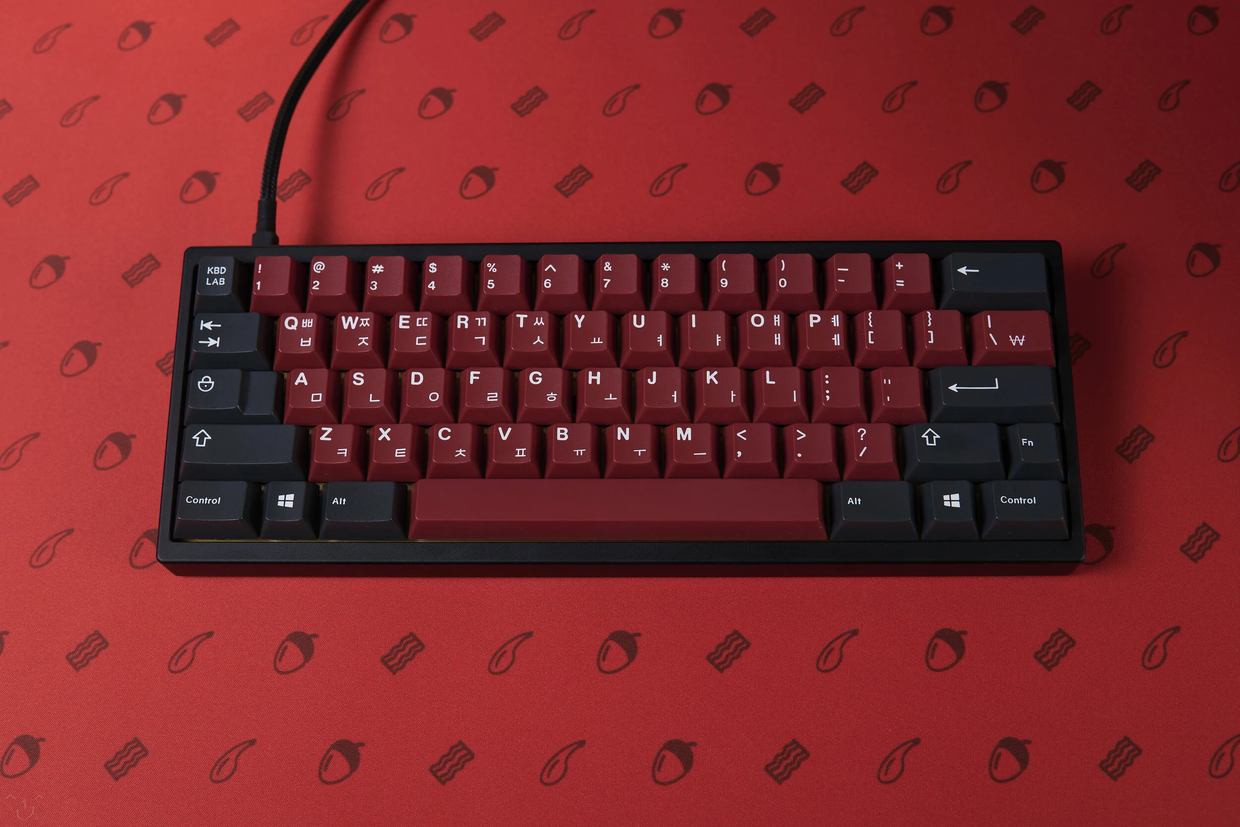 Kalam Singa × TGR Unikorn Red 自作キーボード Kalam Singa × TGR